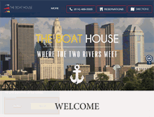 Tablet Screenshot of boathouserestaurantoh.com